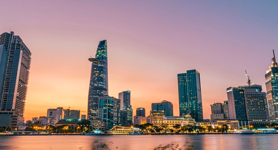 Moderne gedeelte Ho Chi Minh Stad